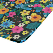 Lebhafte Ditsy-Blume Blumenmuster-43785 Schneidebrett (Ecke)