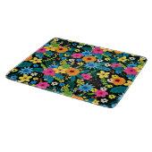 Lebhafte Ditsy-Blume Blumenmuster-43785 Schneidebrett (Ecke)