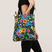 Lebhafte Ditsy-Blume Blumenmuster-43785 Tasche (Von Nahem)