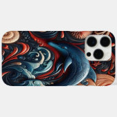Lebhafte Dolphin Ocean Art Case-Mate iPhone Hülle (Rückseite (Horizontal))