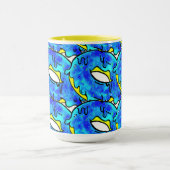 Lebhafte Doughnut Coffee Tasse (Zentrum)