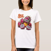 Lebhafte Dragon Fruit Roars T-Shirt (Vorderseite)