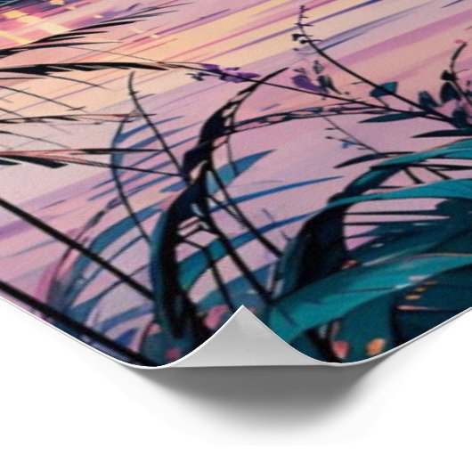 Lebhafte Dreamscape Poster (Ecke)