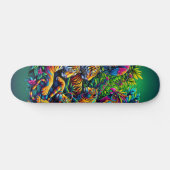 Lebhafte Dschungelwelt Skateboard (Horizontal)