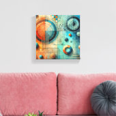 Lebhafte Ebenen Leinwanddruck (Insitu (Wohnzimmer))