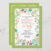 Lebhafte Einladung (Vorne/Hinten)