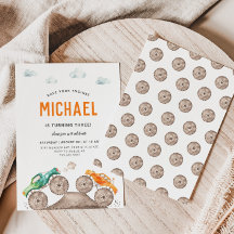 Lebhafte Einladung von Monster Truck