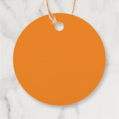 Lebhafte Elegante Herbstgänge lassen Erntedank Geschenkanhänger (Rückseite)