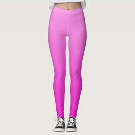 Lebhafte elektrische Sommer heiß rosa gefärbt Ombr Leggings