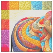 Lebhafte Elephant-Imitate quilt oder nähen Stoff (Nahaufnahme)