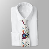 Lebhafte Embrace: Kandinskys Violetsinfonie Krawatte (Gebunden)