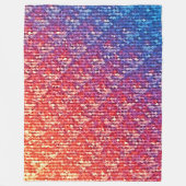 Lebhafte emotionale Mosaiksparkle Fleecedecke (Vorderseite)