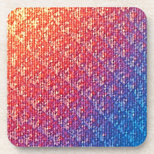Lebhafte emotionale Mosaiksparkle Getränkeuntersetzer