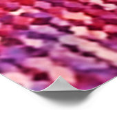 Lebhafte emotionale Mosaiksparkle Poster (Ecke)