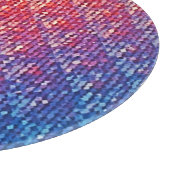 Lebhafte emotionale Mosaiksparkle Schneidebrett (Ecke)