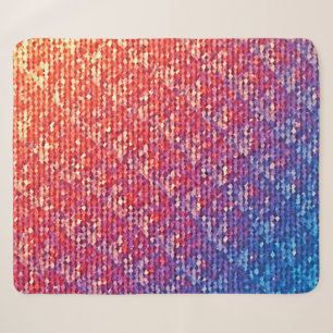 Lebhafte emotionale Mosaiksparkle Sherpadecke