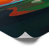 Lebhafte Ente Poster (Ecke)