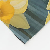 Lebhafte Esel- und Gelbdüster Fleecedecke (Ecke)