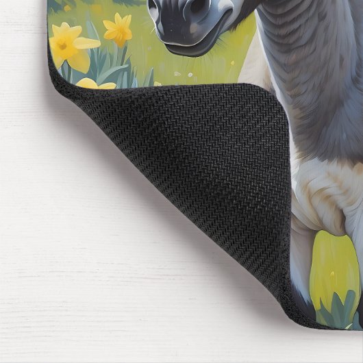 Lebhafte Esel- und Gelbdüster Mousepad (Ecke)