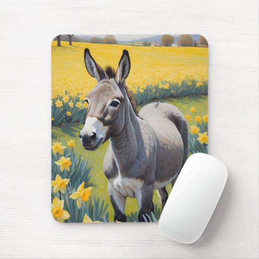 Lebhafte Esel- und Gelbdüster Mousepad (Mit Mouse)