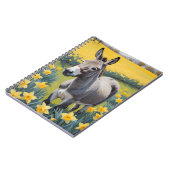 Lebhafte Esel- und Gelbdüster Notizblock (Linke Seite)