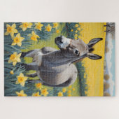 Lebhafte Esel- und Gelbdüster Puzzle (Horizontal)