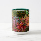 Lebhafte Fall Foliage-Tasse Zweifarbige Tasse (Mittel)
