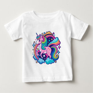 Lebhafte Fantasie von Unicorn Baby T-shirt