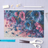 Lebhafte Farbanenome Seidenpapier (Handwerk)
