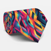 Lebhafte Farbblöcke Krawatte (Gerollt)