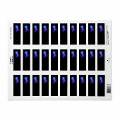 Lebhafte Farbe leuchtende Qualle (Vorne)