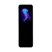 Lebhafte Farbe leuchtende Qualle (Vorne)