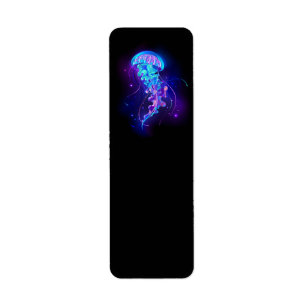 Lebhafte Farbe leuchtende Qualle