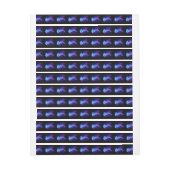 Lebhafte Farbe leuchtende Qualle (Bogen)