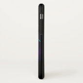 Lebhafte Farbe leuchtende Qualle Case-Mate iPhone Hülle (Hinten/Links)