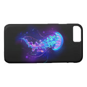 Lebhafte Farbe leuchtende Qualle Case-Mate iPhone Hülle (Rückseite (Horizontal))