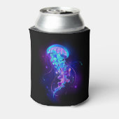 Lebhafte Farbe leuchtende Qualle Dosenkühler (Kanne Rückseite)