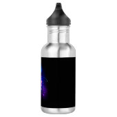 Lebhafte Farbe leuchtende Qualle Edelstahlflasche (Rechts)