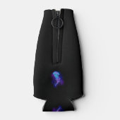 Lebhafte Farbe leuchtende Qualle Flaschenkühler (Rückseite)