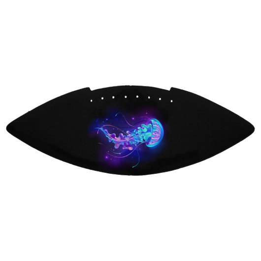 Lebhafte Farbe leuchtende Qualle Football (Panel)