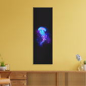 Lebhafte Farbe leuchtende Qualle Leinwanddruck (Insitu (Wohnzimmer))
