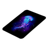 Lebhafte Farbe leuchtende Qualle Magnet (Linke Seite)