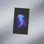 Lebhafte Farbe leuchtende Qualle Magnetische Visitenkarte (Beispiel)