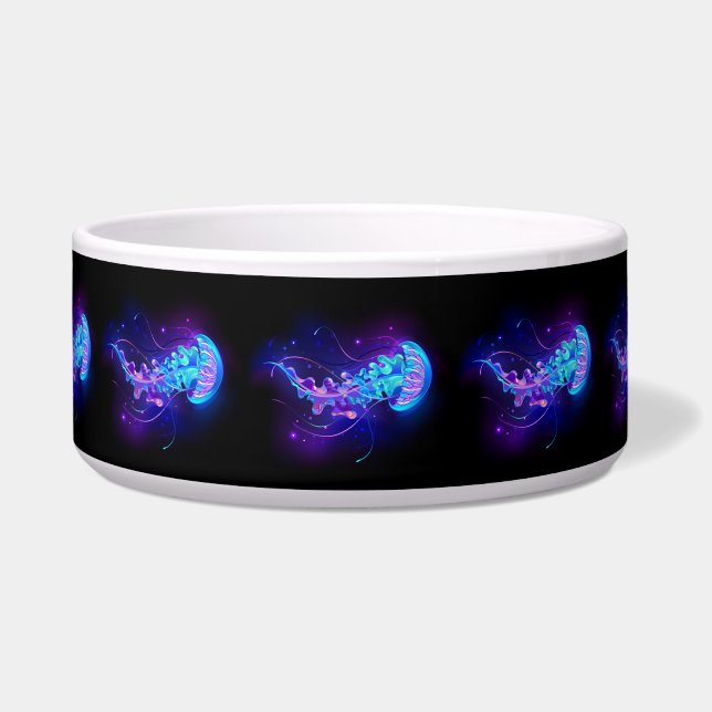 Lebhafte Farbe leuchtende Qualle Napf (Vorderseite)