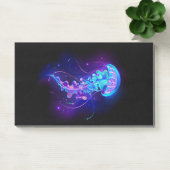 Lebhafte Farbe leuchtende Qualle Post-it Klebezettel (Büro)