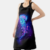 Lebhafte Farbe leuchtende Qualle Schürze (InSitu)