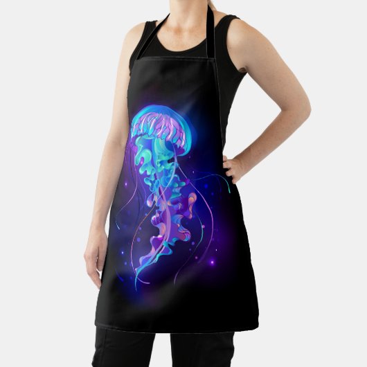 Lebhafte Farbe leuchtende Qualle Schürze (InSitu)