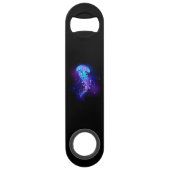 Lebhafte Farbe leuchtende Qualle Speed Flaschenöffner (Rückseite)