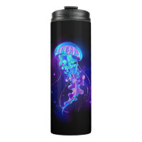 Lebhafte Farbe leuchtende Qualle