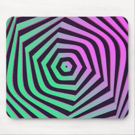 Lebhafte Farben der Spiralkunst Mousepad